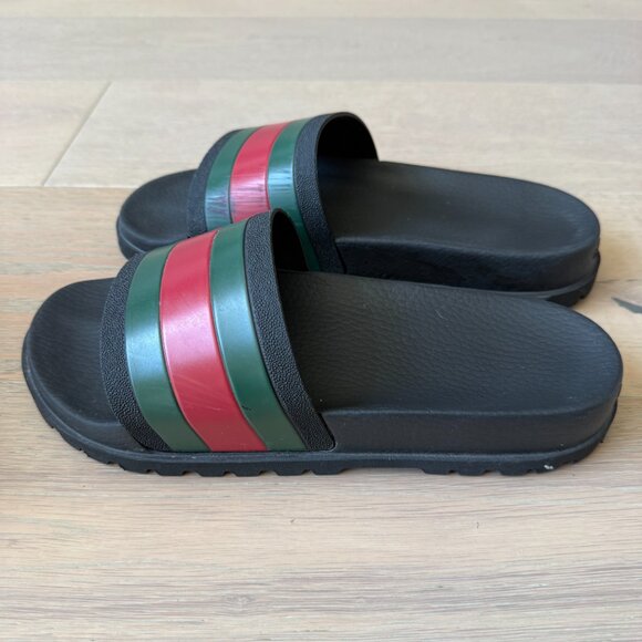 Gucci Men's Web Slide Sandal Size 43/us 10 - Picture 5 of 11